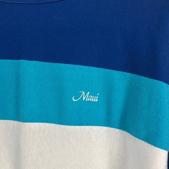 Blue and White Short Sleeve Tee - Picture 2 of 12